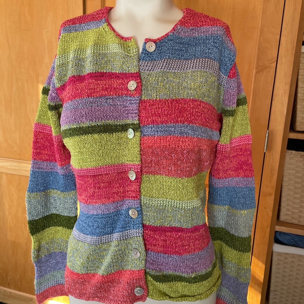 Talbots Multi color cardigan